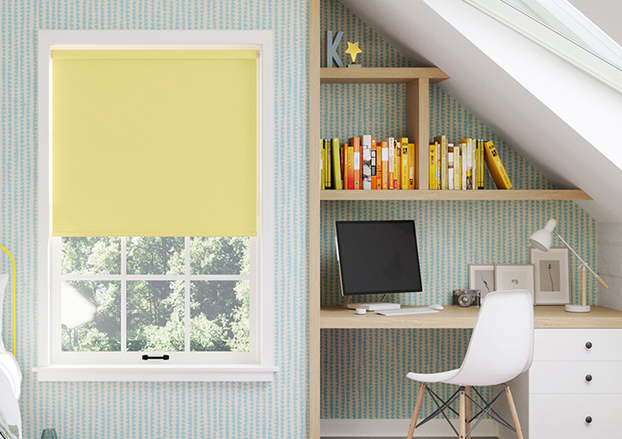 Trinity (Blackout), Daffodil Yellow - Roller Blind - Image 3